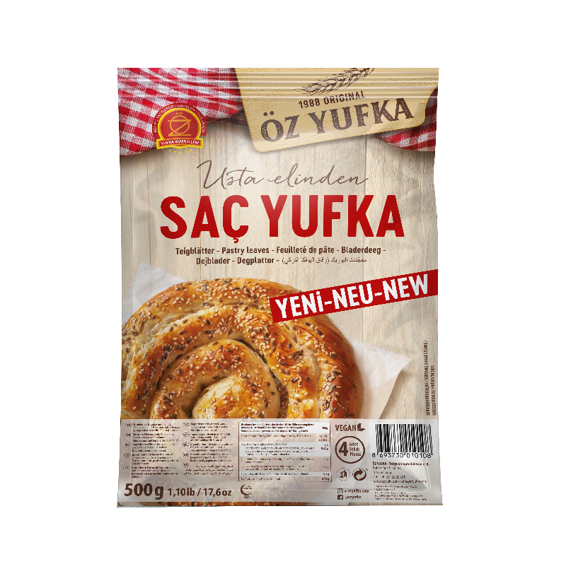 Ozalp Flat Type Filo Pastry (Sac Yufka) 500G