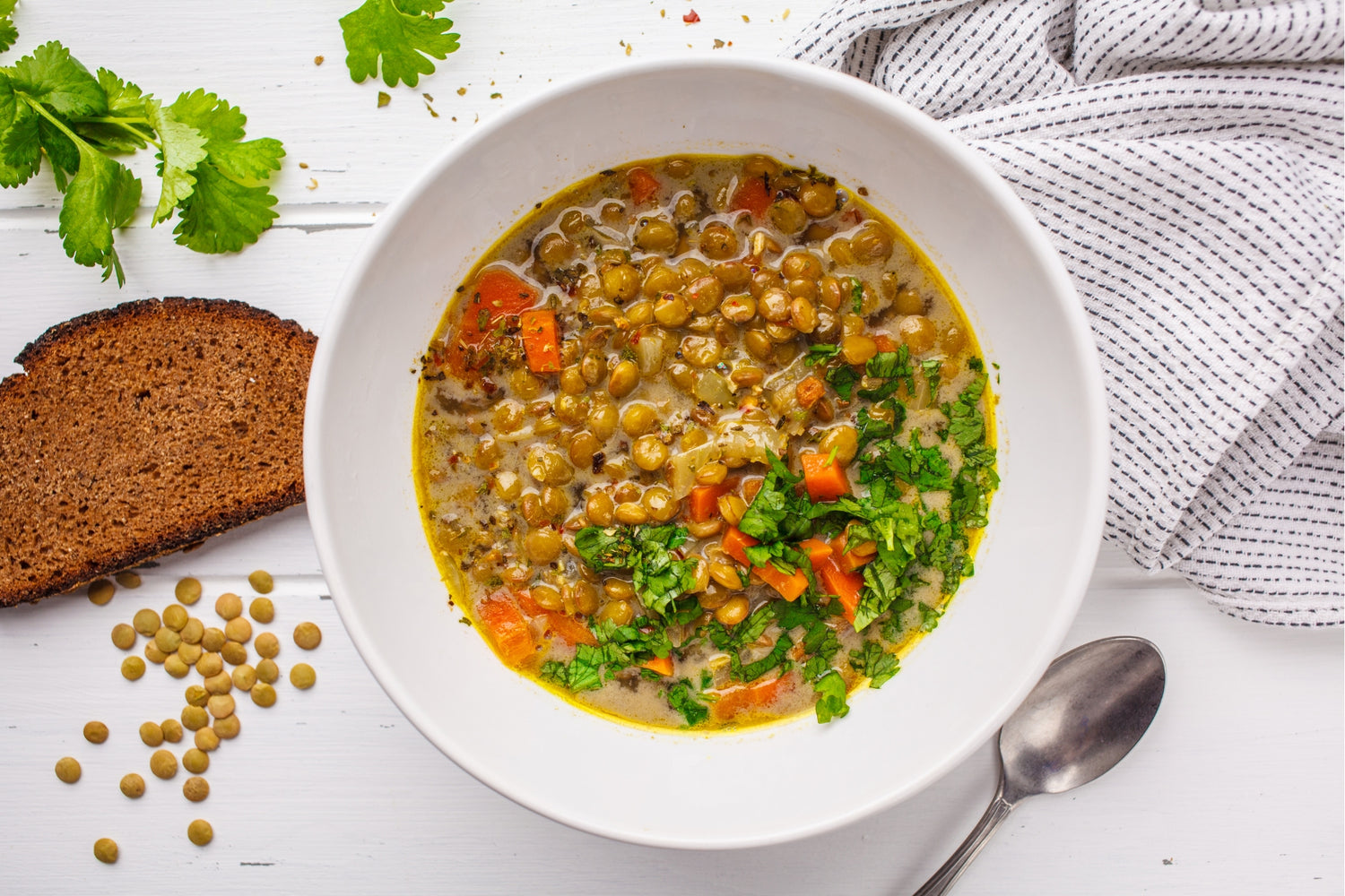 Gama Dark Speckled Lentils 1KG