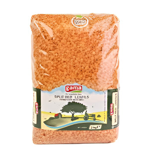 Gama Split Red Lentils 2KG