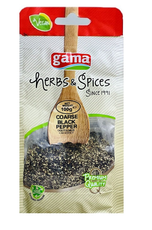 Gama Cracked Black Pepper 100G