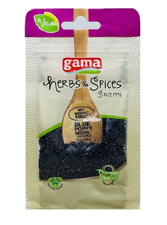 Gama Blue Poppy Seeds 150G