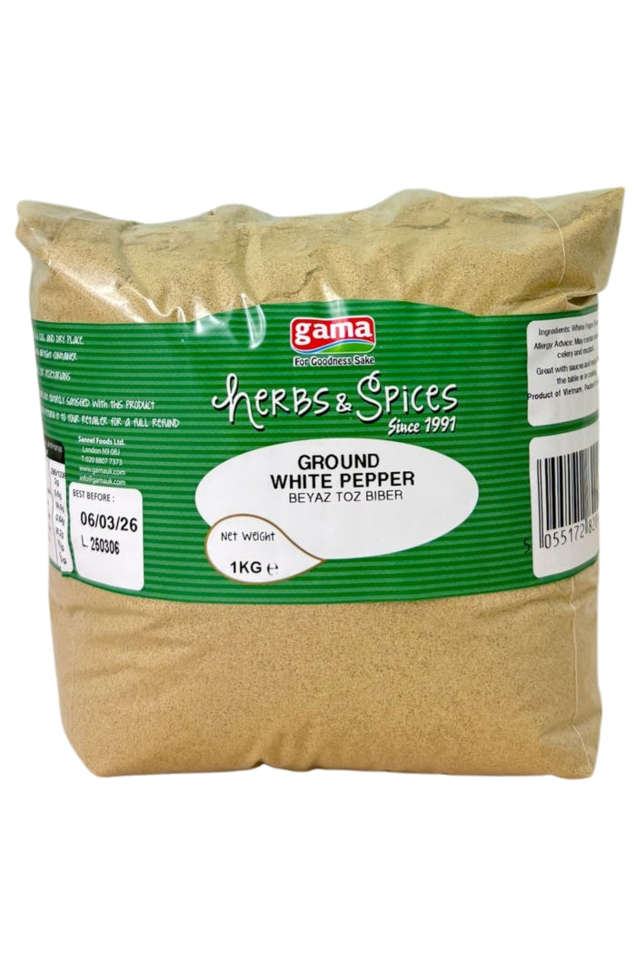 Gama Beyaz Biber Tozu 1KG