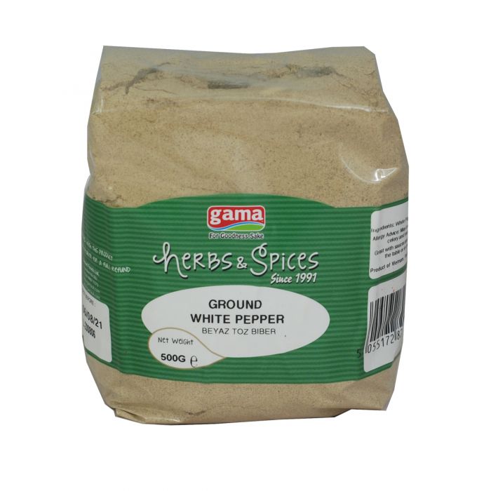 Gama Beyaz Biber Tozu 500G