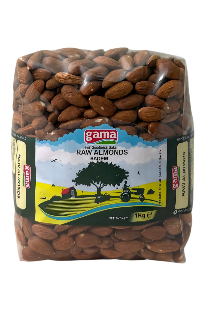 Gama Bütün Badem (Çiğ) 1KG