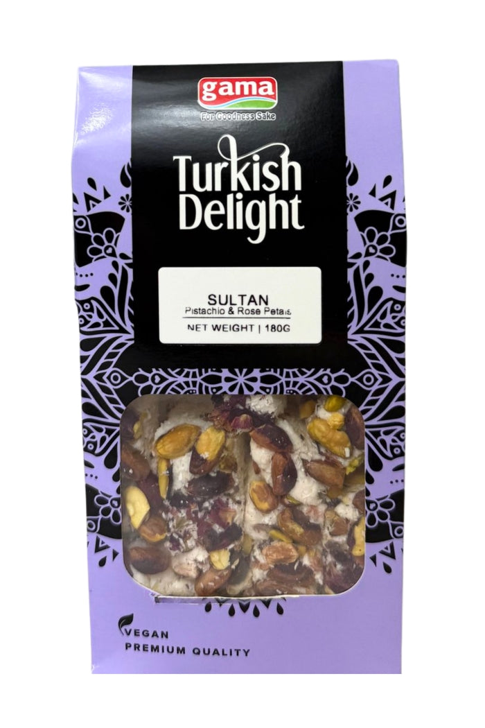 Gama Sultan Gül Yaprağı & Fıstıklı Lokum 180 GR