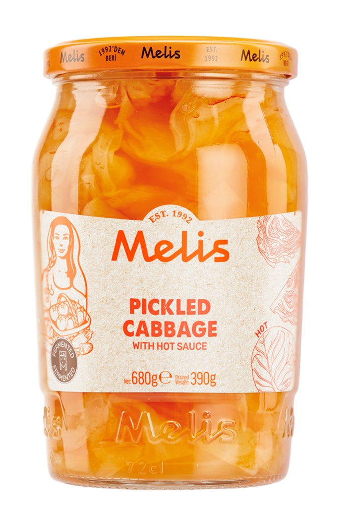 Melis Hot Pickled Cabbage 680G