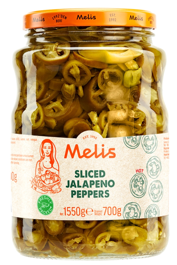 Melis Pickled Jalapeno Pepper Slices 1550G