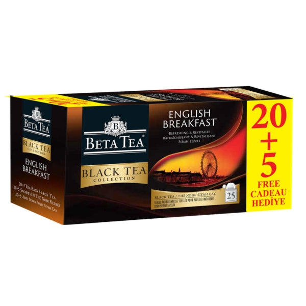 Beta Englihs Breakfast 25 Tea Bags 50GR