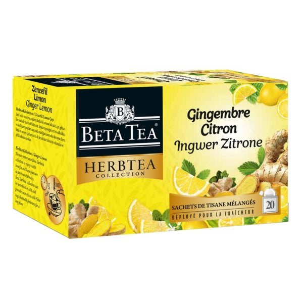 Beta Herbtea Ginger Lemon 20 Tea Bags 40GR