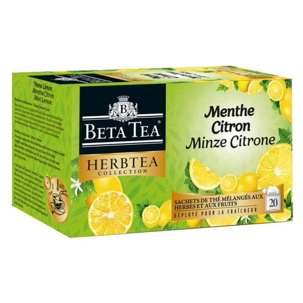 Beta Herbtea Mint Lemon 20 Tea Bags 40GR