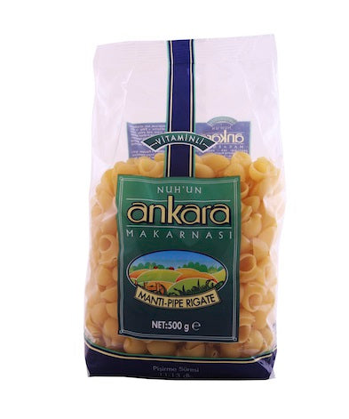 Ankara Pipe Rigate (Manti Makarna) 500G
