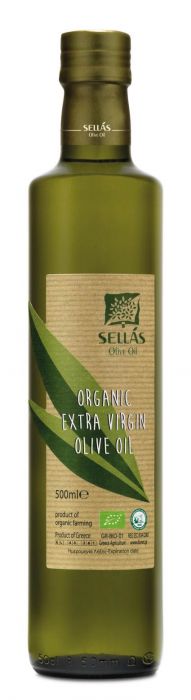 Sellas Organic Extra Virgin Olive Oil 500Ml