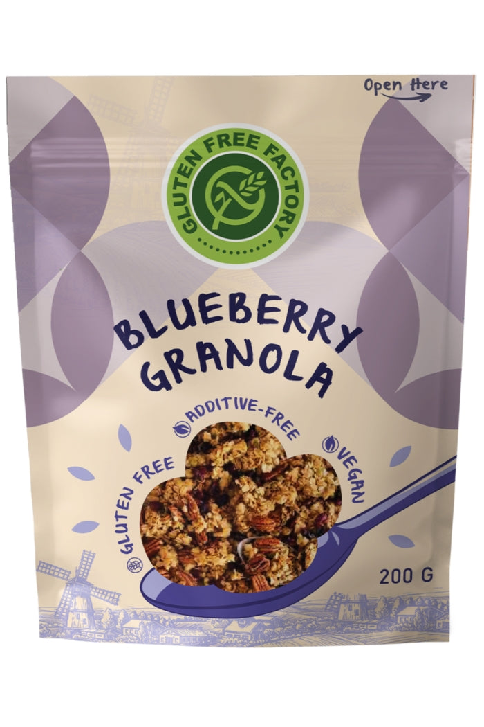 Gluten Free Factory Blueberry Buckwheat Granola 200G