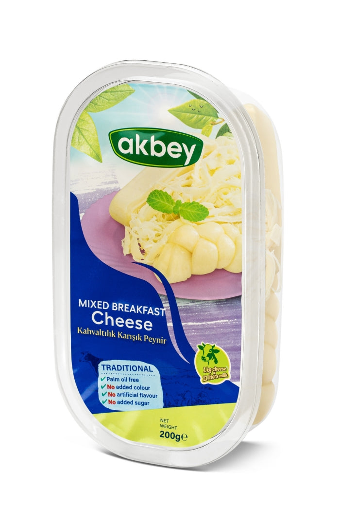 Akbey Karışık Kahvaltılık Peynir 200G