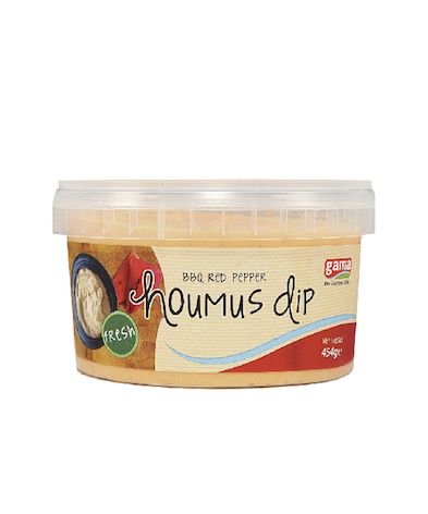 Gama BBQ Red Pepper Houmous 12x454G