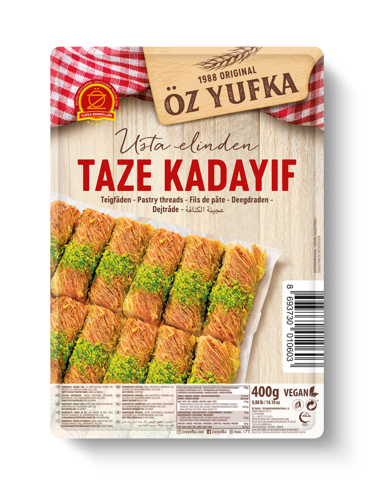 Ozalp Fresh Kadayif 500G