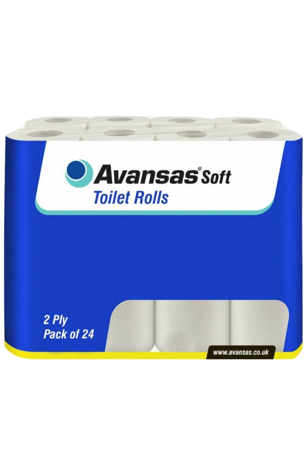 Avansas Soft Toilet Tissue 24 Rolls