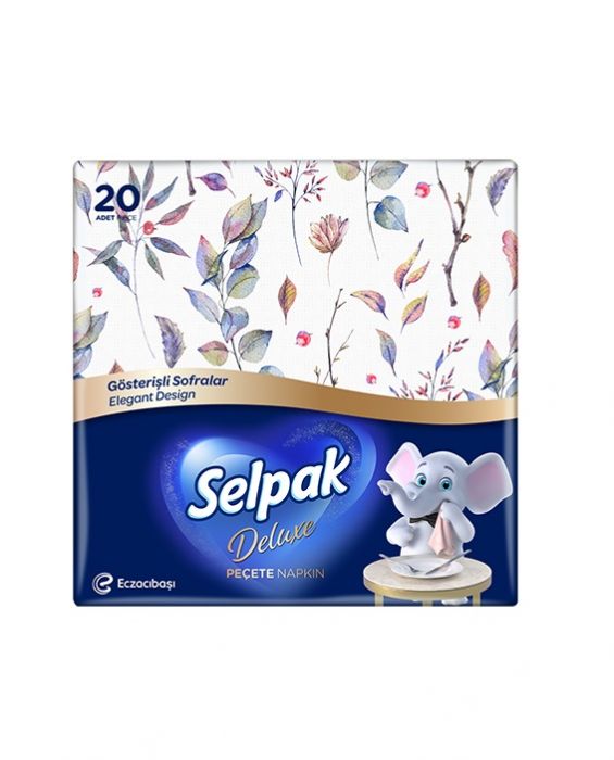 Selpak Elegant Design Napkin 20 Pack
