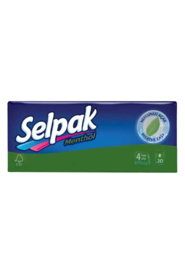 Selpak Mentol Pocket Pack Tissue 10 Pack
