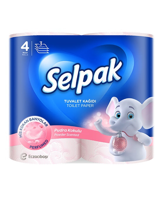 Selpak Power Scented Toilet Tissue 4 Rolls