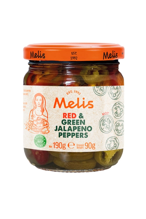 Melis Red&Green Jalapeno Peppers 190g