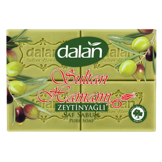 Dalan Sultan Hamami Olive Oil Green Soap 4x200g