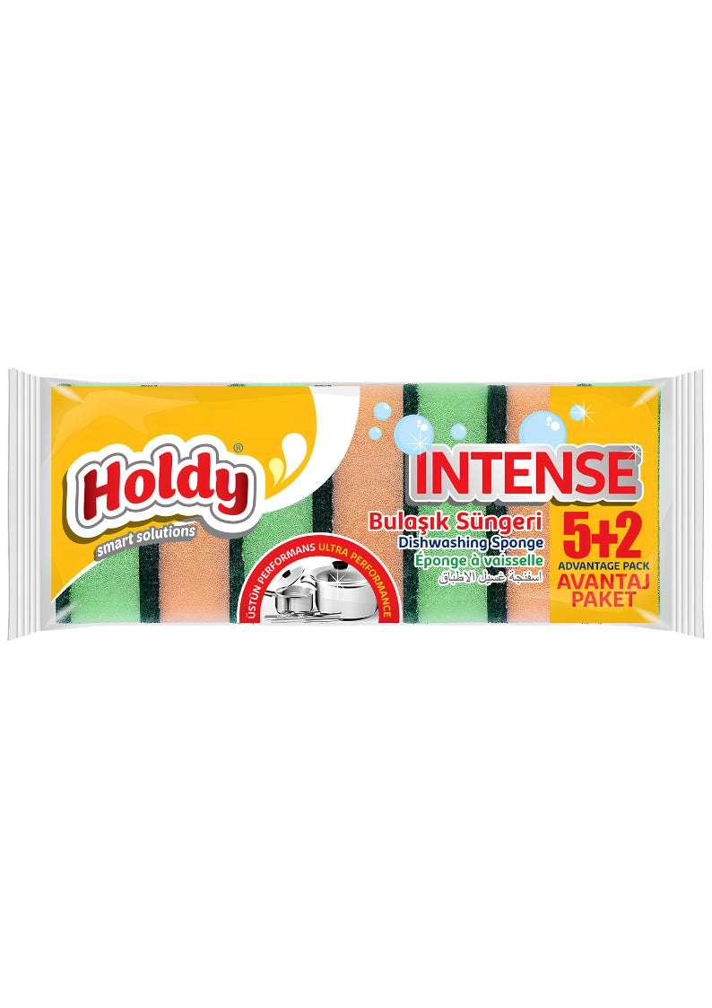 Holdy Intense Dishwashing Sponge 5+2
