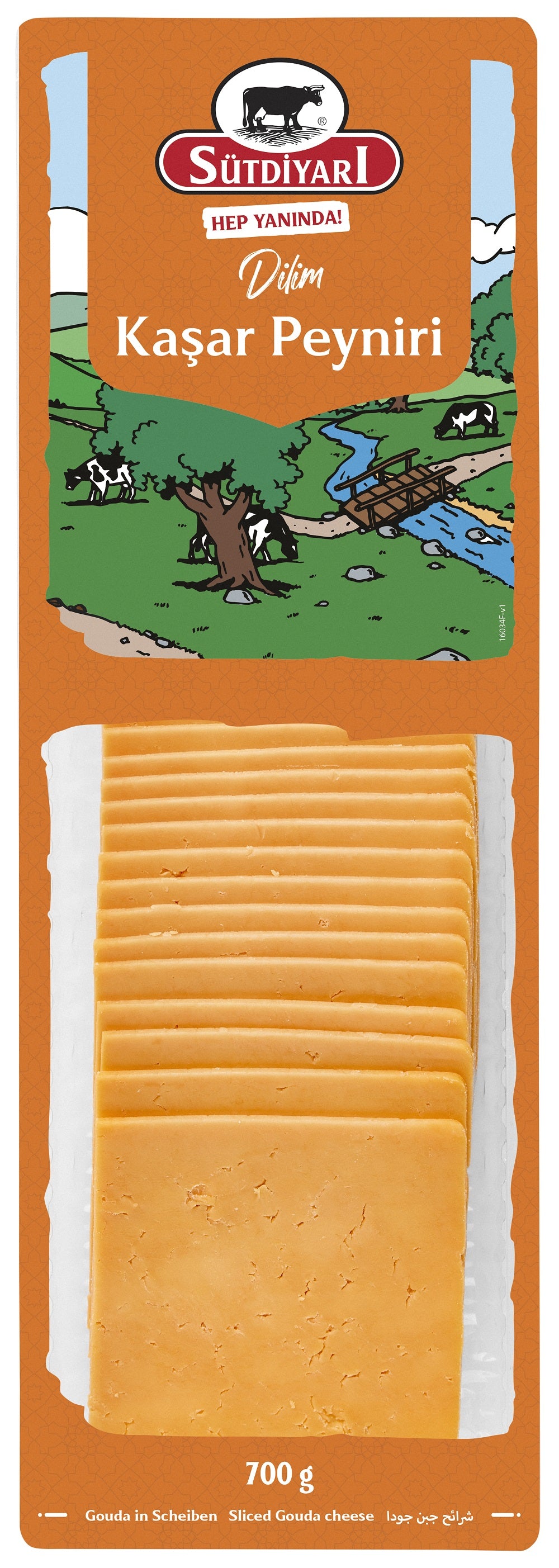 Sutdiyari Sliced Kashkaval Cheese 700g