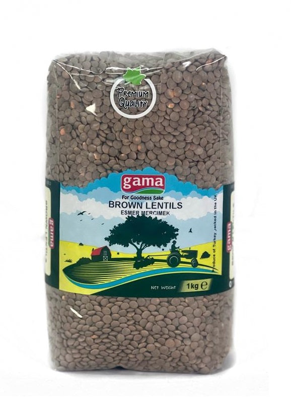 Gama Brown Lentils 1KG