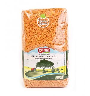 Gama Split Red Lentils 1KG