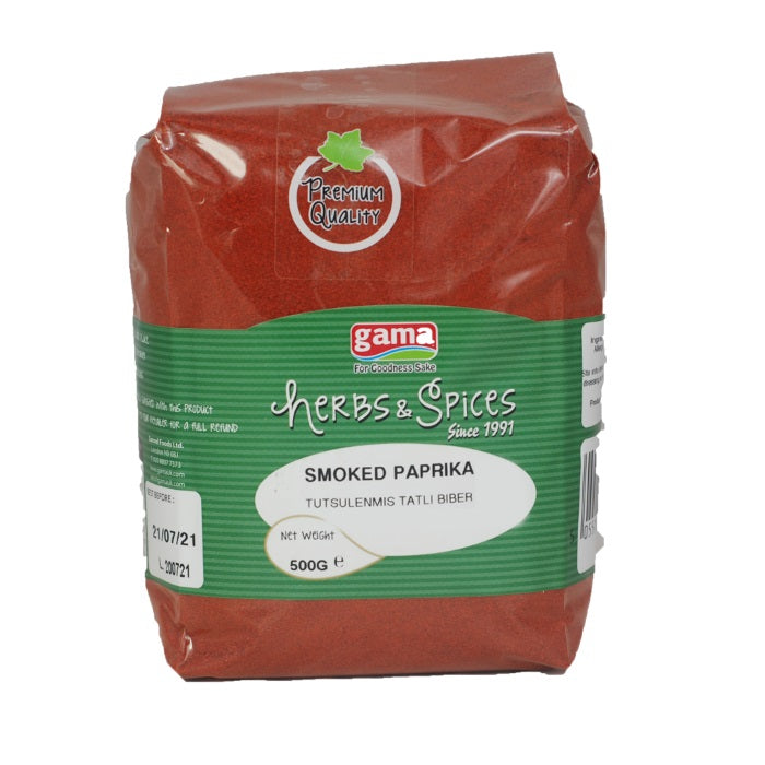 Gama Tütsülenmiş Tatlı Biber Tozu 500G