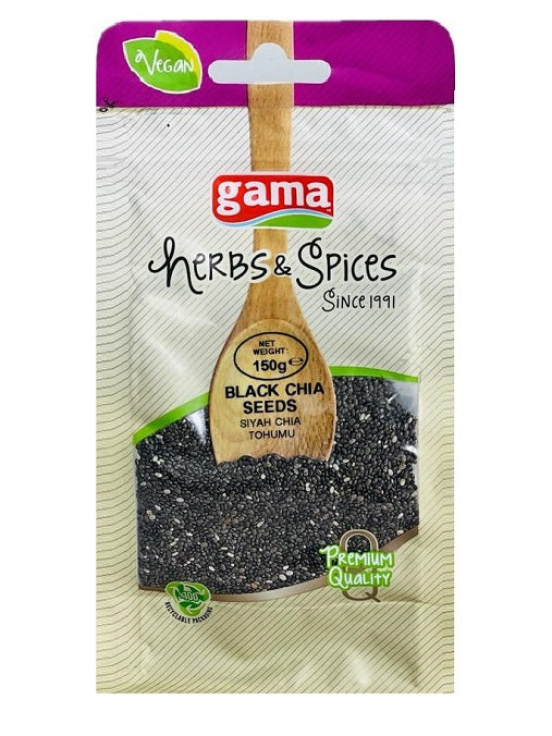 Gama Black Chia Seeds 150G