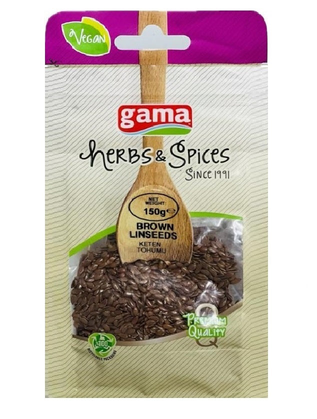 Gama Brown Linseeds 150G