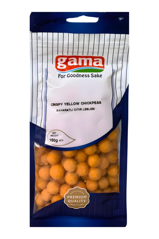 Gama Crispy  Yellow Roasted Chickpeas 150G
