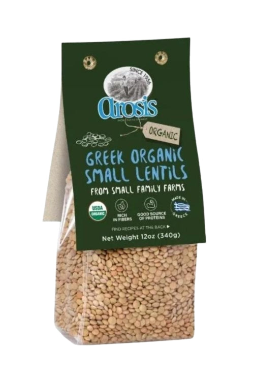 Arosis Organic Small Green Lentils 400G
