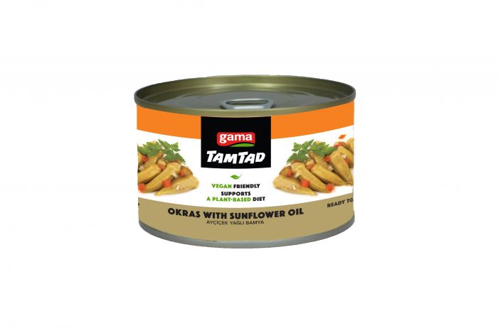 Gama Tamtad Bamya Ayçiçek Yağı 380G