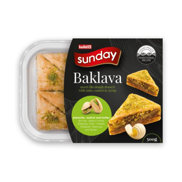 Sunday Pistachio and Walnut Baklava 500G