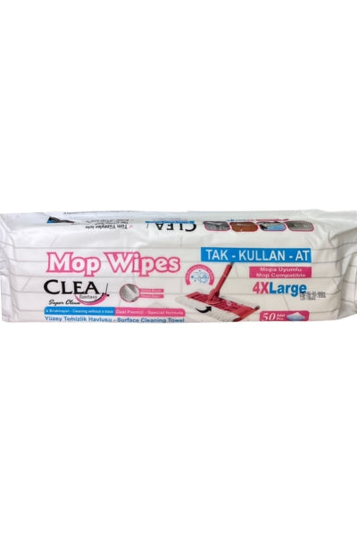 Clea Floor Surface Cleaning Wipes 50 Sheets