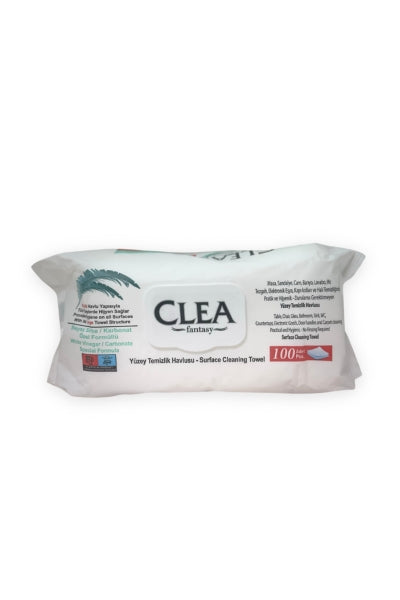 Clea Table Surface Cleaning Wipes 100 Sheets
