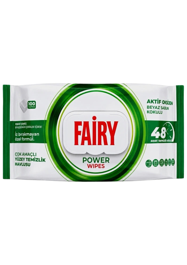 Fairy Power Wipes 100 Sheets