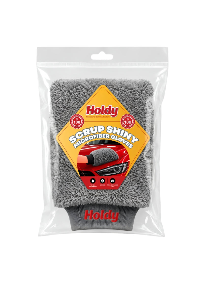 Holdy Scrub Shiny Microfiber Gloves