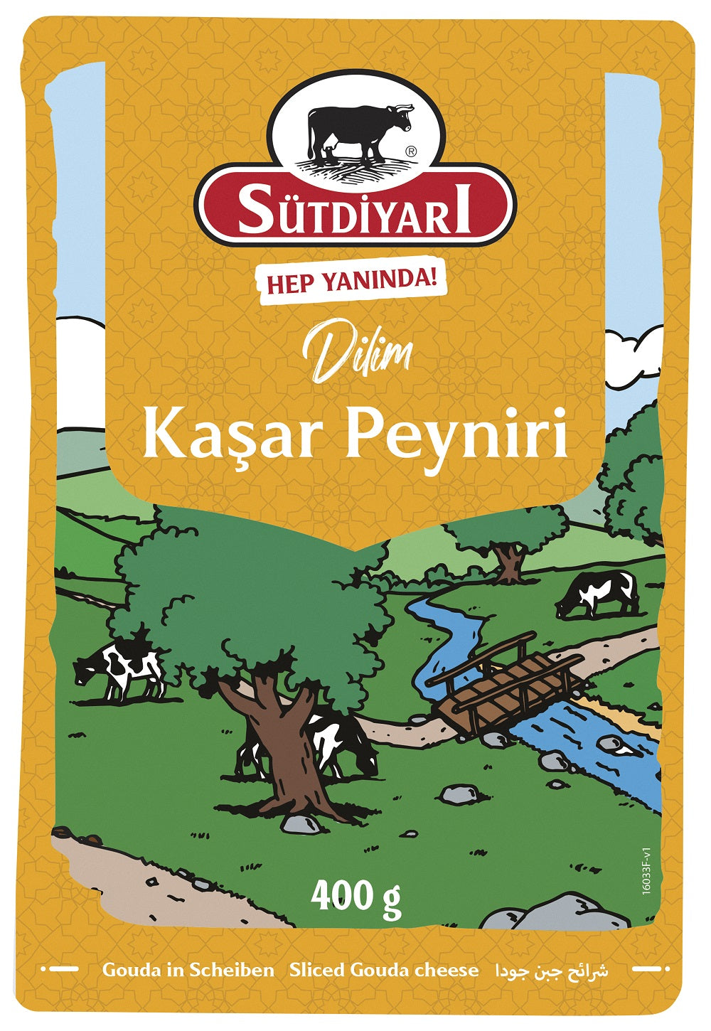 Sutdiyari Sliced Kashkaval Cheese 400g