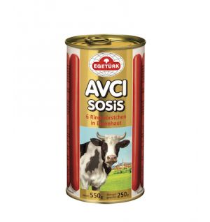 AVCI BEEF SAUSAGES 550g