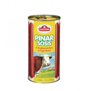 PINAR BEEF SAUSAGES 550g