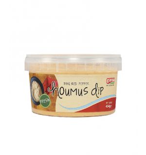 MEZE HOUMUS WITH BBQ RED PEPPER 12x454gr 