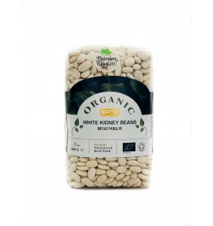 ORGANIC WHITE KIDNEY BEANS 500gr