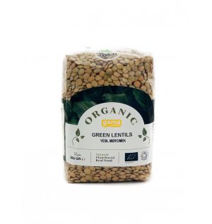 ORGANIC GREEN LENTILS 500gr