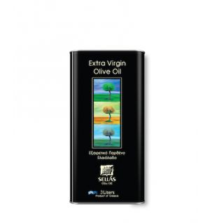 SELLAS EXTRA VIRGIN OLIVE OIL 3LT (TIN)