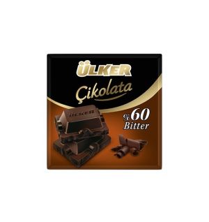 ULKER GOL. BITTER %60 COCOA CHOC. 60g (1429-07)