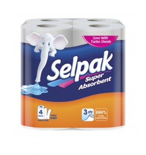 SELPAK KITCHEN TOWEL 4 ROLLS (7900135)